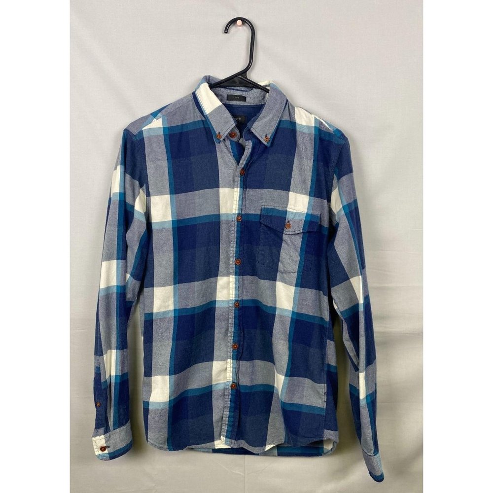 J. Crew Slim Plaid Oxford Button Down Shirt Small